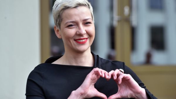 Unidentified men in black on Monday morning grabbed Maria Kolesnikova, a leading Belarusian opposition figure, and pushed her into a minibus, her campaign team reported, citing witnesses. Sergei GAPON / AFP
