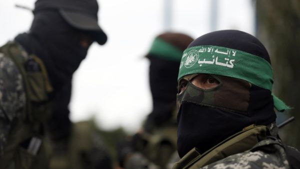 Hamas fighters. (AFP/Mohammed Abed)