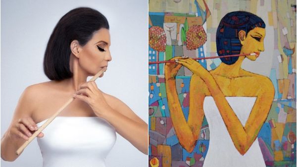 سوسن بدر على الطريقة الفرعونية