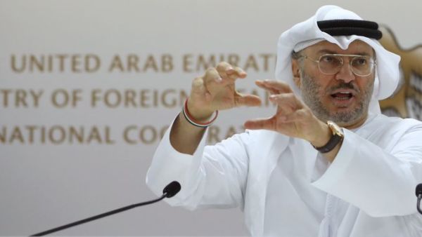 UAE Minister of State for Foreign Affairs Anwar Gargash (Twitter)