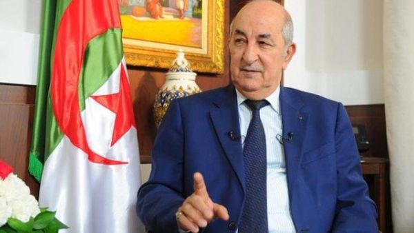 The Algerian President Abdelmadjid Tebboune (Twitter)
