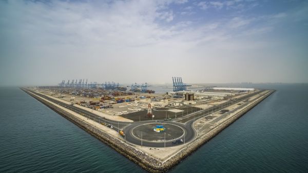 Khalifa Port Aerial View Abu Dhabi Ports Announces Expansion of Khalifa Port Is on Track
