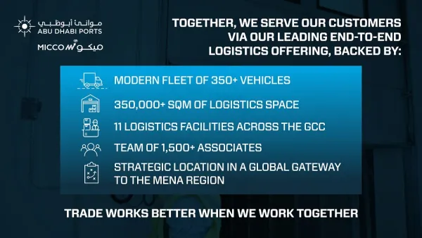 Abu Dhabi Ports Acquires MICCO To Become a Leading Provider of Fully Integrated Supply Chain Logistics Solutions