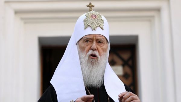 Ukrainian Orthodox Church leader Patriarch Filaret  (Twitter)