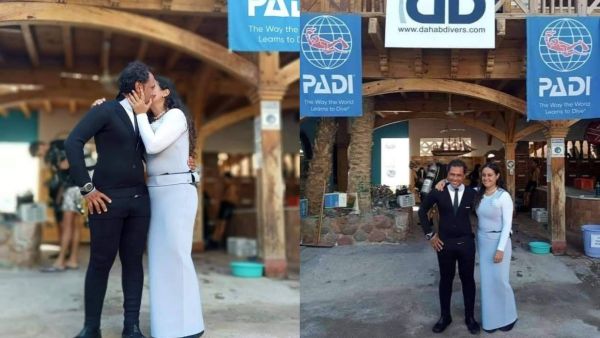 The two are madly in love – with each other and with Dahab. (Facebook)