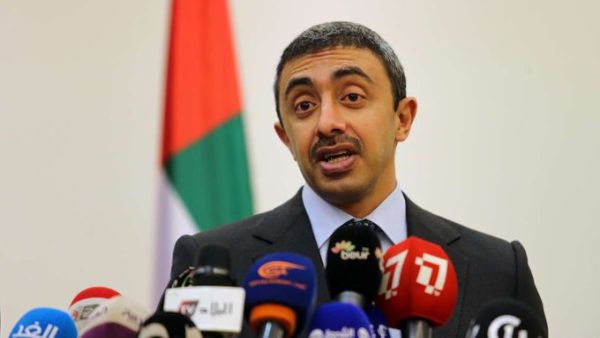 Sheikh Abdullah bin Zayed Al Nahyan, Minister of Foreign Affairs (Twitter)