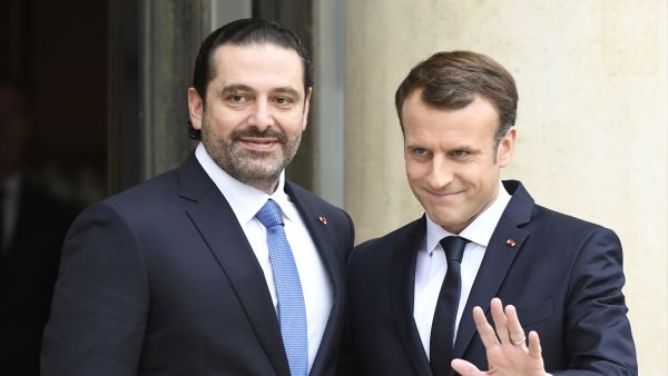 Lebanese Prime Minister Saad Hariri traveled to Paris at the invitation of French President Emmanuel Macron on Saturday. Bertrand Guay/AFP/Getty Images Lebanese Prime Minister Saad Hariri traveled to Paris at the invitation of French President Emmanuel Macron on Saturday. Bertrand Guay/AFP/Getty Images