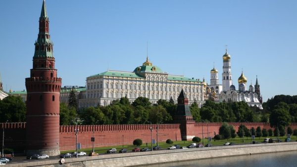 مبنى الكرملين في قلب موسكو