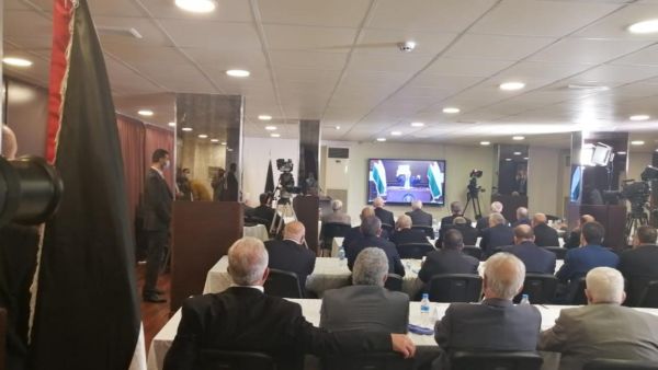 جانب من الاجتماع الاخير للفصائل الفلسطينية