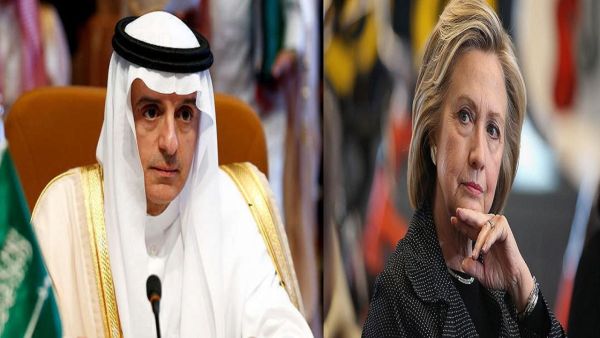  وزير الخارجية الإماراتي عبد الله بن زايد، أكد لكلينتون أن الأمر شأن خليجي داخلي.