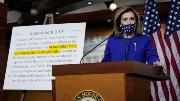 Speaker of the House Nancy Pelosi (D-CA) speaks during a news conference at the U.S. Capitol on October 9, 2020 in Washington, DC. (AFP/File Photo)