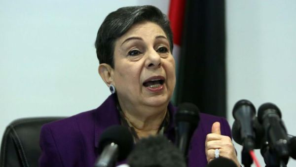 Dr Ashrawi received her PhD at the University of Virginia [AFP]