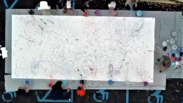 Still thinking about our awesome family painting day & concert this weekend! We had so much fun with the Guinness World Record hopefuls! (Facebook)