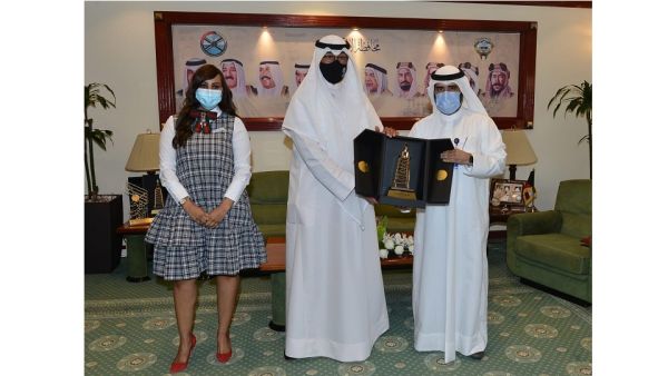 During the event Al-Ahmadi Governor Honors Burgan Bank for Its Contribution and Support in the Community Initiatives