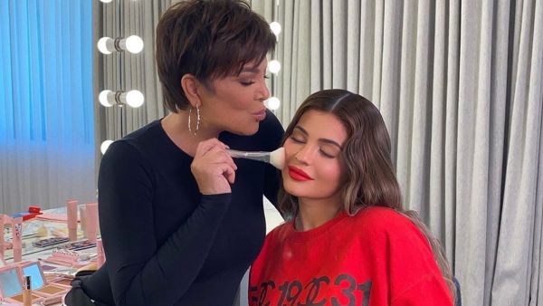 Kylie recently shared a video of herself letting Kris have a go at doing her makeup in a on YouTube.
