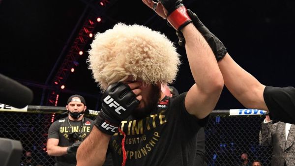 Legendary Tears! Watch Khabib Nurmagomedov's Speech Announcing Retirement as He Promised His Mother