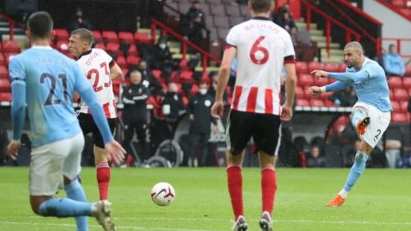 ووكر يسجل هدف انتصار سيتي