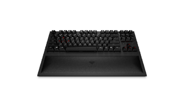 لوحة مفاتيح OMEN Spacer Wireless TKL مصممة للعب من أي مكان، وتتميز بمسند مريح لليدين، وهي قابلة للفصل عن الوحدة الرئيسية HP تعزز آفاق الألعاب الإلكترونية من خلال إطلاق منتجات لا سلكية مميزة
