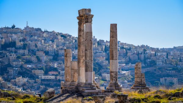 Temple of Hercules, the number one and most visited tourist attraction of Amman, capital city of Jordan  (Shutterstock)	