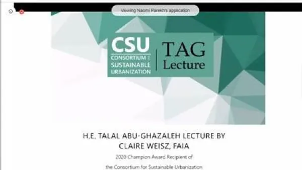 Abu-Ghazaleh’s Role Highly Recognized Globally as Founding Chair of the Consortium for Sustainable Urbanization