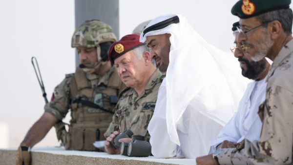  ولي عهد الامارات وجهه الدعوة لملك الاردن للمشاركة.