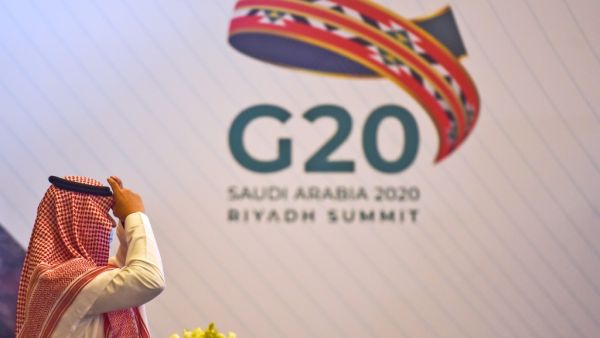 Saudi Arabia hosts the G20 summit Saturday in a first for an Arab nation, but the scaled-down virtual format could limit debate on a resurgent coronavirus pandemic and crippling economic crisis. FAYEZ NURELDINE / AFP