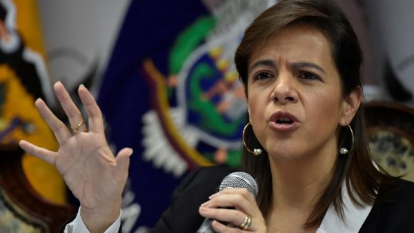 The Ecuadorean Congress starts on November 24, 2020 an impeachment trial against Government Minister Maria Paula Romo for the use of expired tear gas in protests in 2019. Luis ROBAYO / AFP
