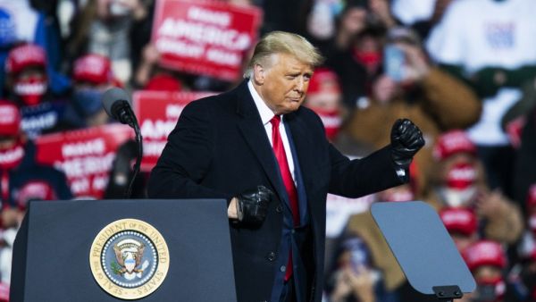 Trump is currently trailing his opponent Joe Biden in most national polls. Eduardo Munoz Alvarez/Getty Images/AFP