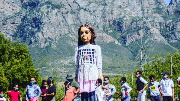 Little Amal will ‘walk’ through Turkey, Greece, Italy, Switzerland, Germany, Belgium and France. (Instagram)