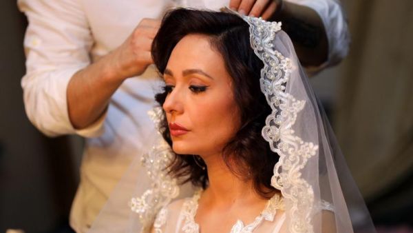 Syrian actress Gianla Anid who plays young Lina in the film, (Syrian National Film Organisation facebook account).