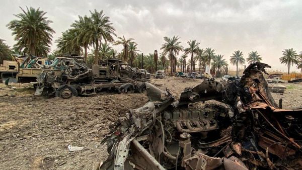 The Jurf Al Sakhr area in Iraq's Babylon province. (AFP)