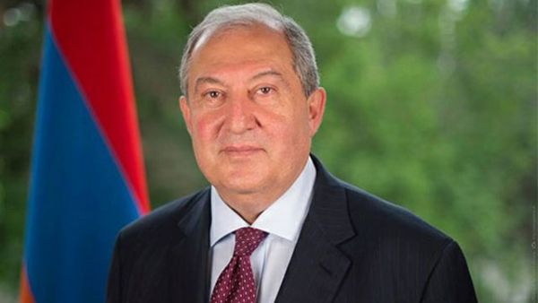 Armenian President Armen Sarkissian  (Twitter)