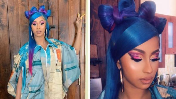 Tokyostylez Shocking Blue on  CardiB  (Twitter)