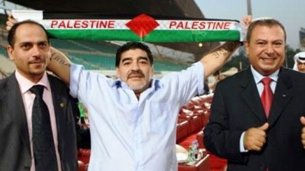 In Palestine, you cannot hate Maradona. Your only option is to love him and you couldn’t have any negative opinion about him. (Twitter)