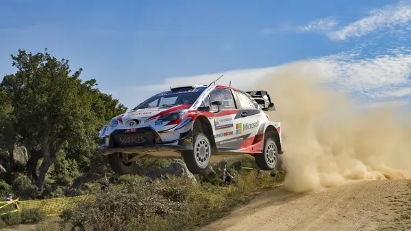 GAZOO Racing Achieves Podium Finish at Rally Italia Sardegna 