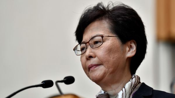 Hong Kong Chief Executive Carrie Lam. (AFP/File)