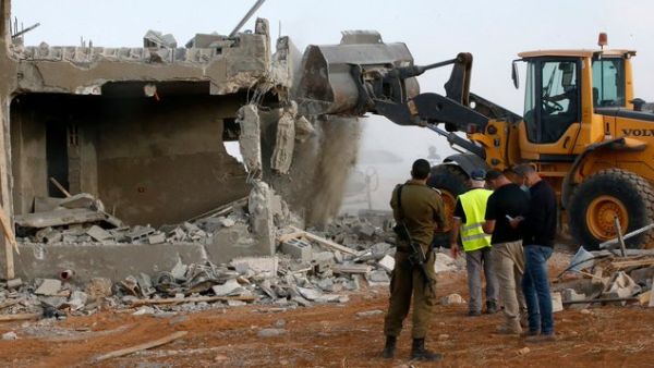 Israel Destroying another Palestinian village (Twitter)