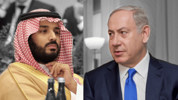Saudi Crown Prince Mohammed bin Salman and Israeli Prime Minister Benjamin Netanyahu (AFP/file photo)