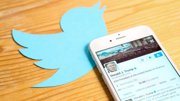 The official Twitter account of Donald Trump. (Shutterstock/ File Photo)