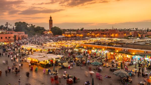 Jamaa el Fna market square, Marrakesh, Morocco (Shutterstock)