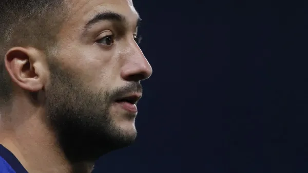 The Blues full-back has struck up a productive partnership with the Moroccan forward down the right flank for Frank Lampard’s side (Photo: AFP)