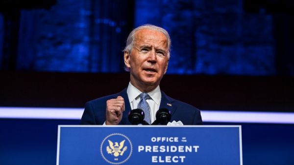 President-elect Joe Biden's victory in Arizona was finalized November 30, 2020, further cementing his win even as Donald Trump continues to make baseless claims of vote fraud. CHANDAN KHANNA / AFP