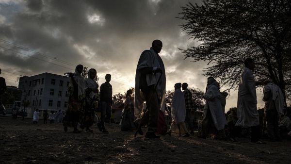 Ethiopian Orthodox worshippers walk towards the Eyesus Church in the city of Alamata, Ethiopia, on December 12, 2020. EDUARDO SOTERAS / AFP Ethiopian Orthodox worshippers walk towards the Eyesus Church in the city of Alamata, Ethiopia, on December 12, 2020. EDUARDO SOTERAS / AFP