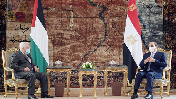 Egyptian President Abdel Fattah El-Sisi said the Palestinian cause remained a key political priority for Egypt. (AFP)