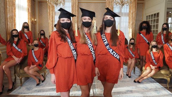  Amandine Petit Crowned Miss France 2021 Without an Audience While Dazzling Lebanese Ziad Nakad Designed Gown