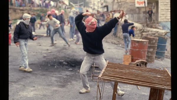 On this day 33 years ago,the First Intifada,the stone-throwing Intifada, broke out in Palestine. (Twitter)