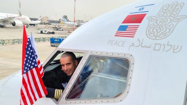 The first Israel-Morocco flight took off from Tel Aviv with a senior delegation headed to Morocco. (Twitter)
