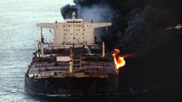  الانفجار بناقلة النفط البريطانية في ميناء جدة، اليوم الاثنين، ناجم عن "هجوم إرهابي"