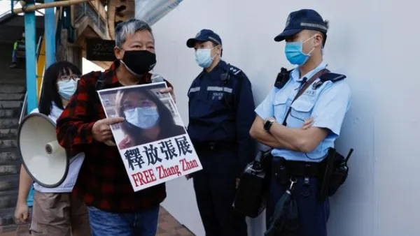China jails citizen-journalist for four years over reporting at peak of COVID-19 outbreak in Wuhan (Twitter)