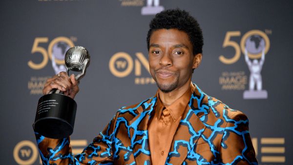 Chadwick Boseman at the 50th NAACP Image Awards. (shutterstock)